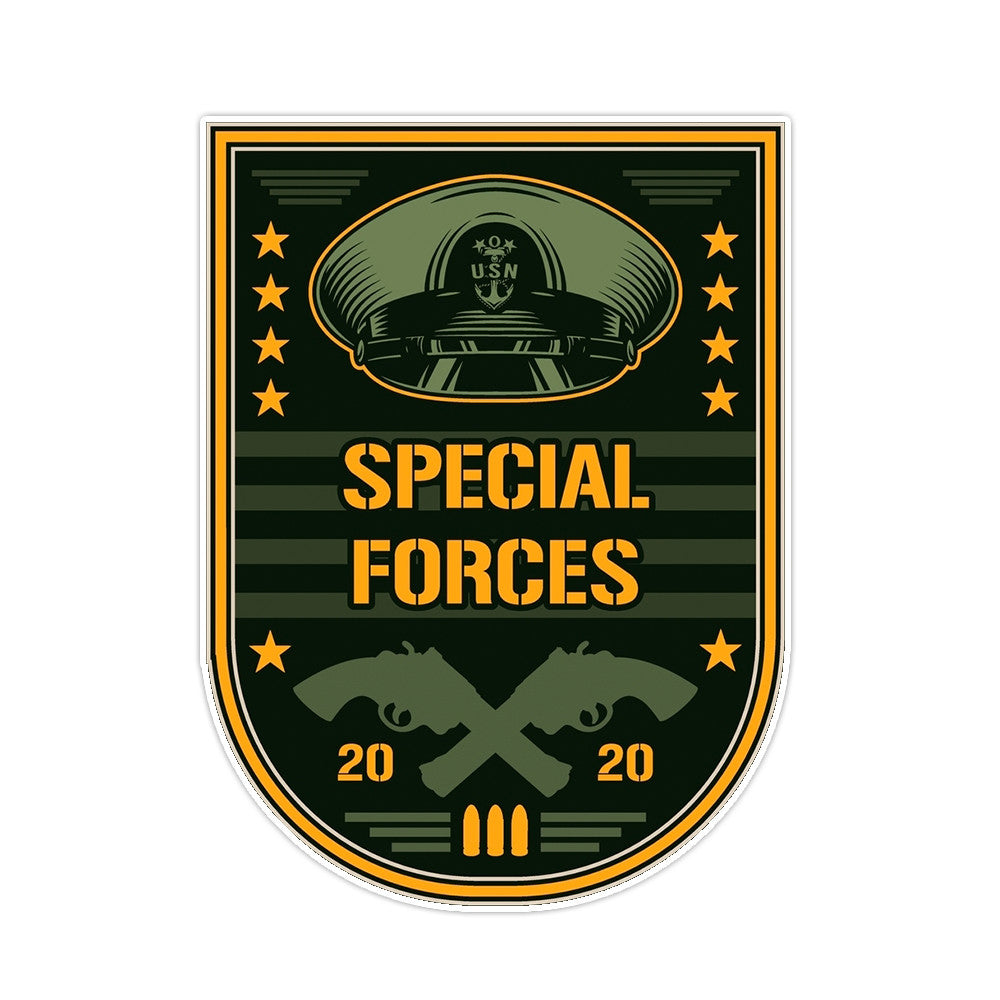 US Navy Special Forces Bumper Sticker Military Vinyl Soldier Decal 5"