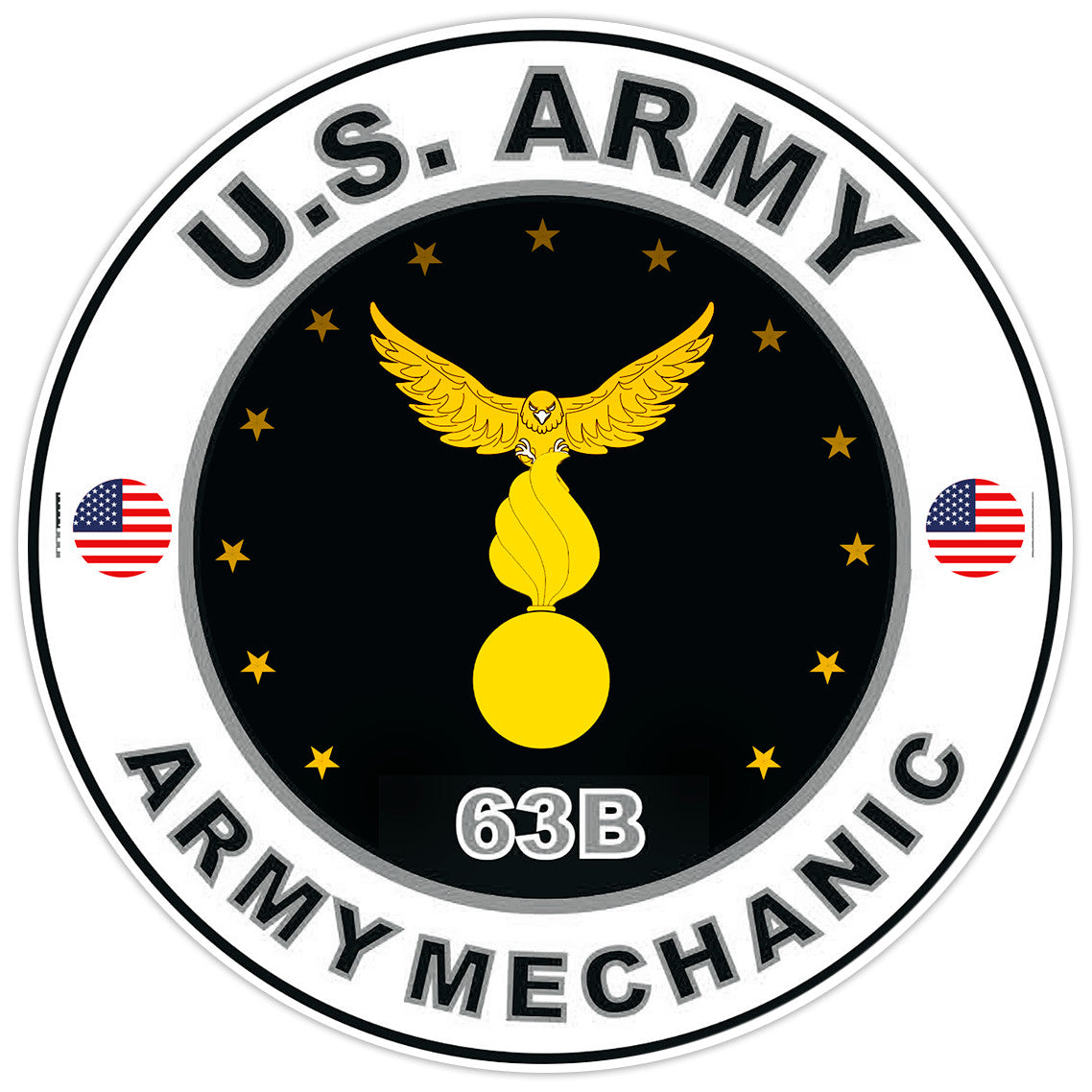 United States Army Army Mechanic Bumper Sticker Military Soldier Decal 5"