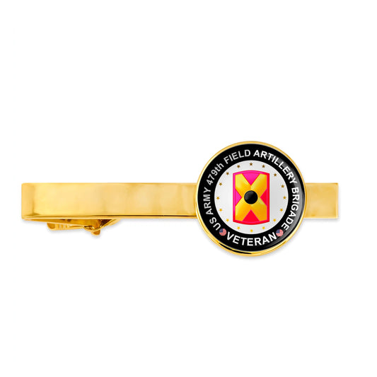 Us Army 479th Field Artillery Brigade Military Veteran Tie Clip Tie Bar Gift