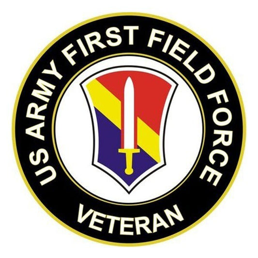 U.S. Army 1st Field Force Army Bumper Sticker Military Vinyl Soldier Decal 5"