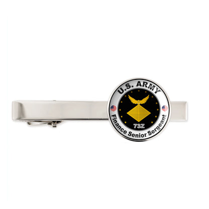 Us Army Finance Senior Sergeant 73Z Military Veteran Tie Clip Tie Bar Gift