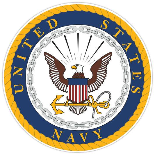 United States Navy Bumper Sticker Military Vinyl Soldier Decal 5"