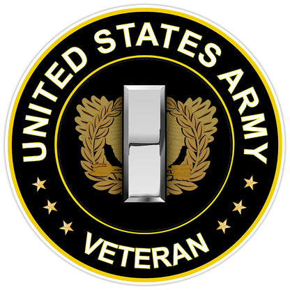 United States Army Veteran Bumper Sticker Military Vinyl Soldier Decal 5"