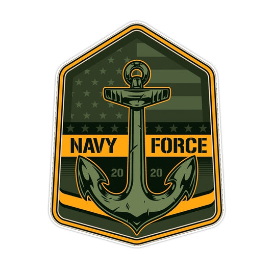 American Navy Forces Bumper Sticker Military Vinyl Soldier Decal 5"