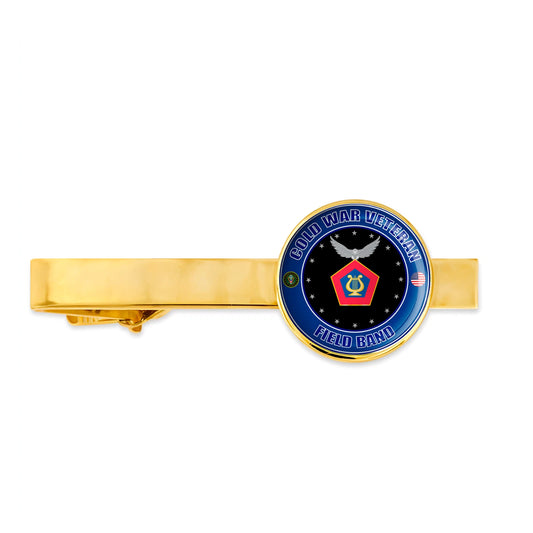 Us Army Cold War Veteran Field Band Military Tie Clip Tie Bar Gift