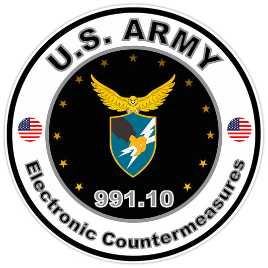 US Army Electronic Countermeasures Bumper Sticker Military Vinyl Decal 5"