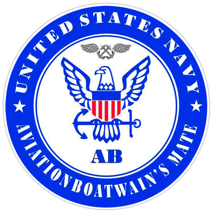 US Navy Aviation Boatswain's Mate Bumper Sticker Military Vinyl Soldier Decal 5"