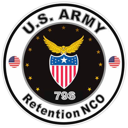 United States Army Retention NCO Bumper Sticker Military Soldier Decal 5"