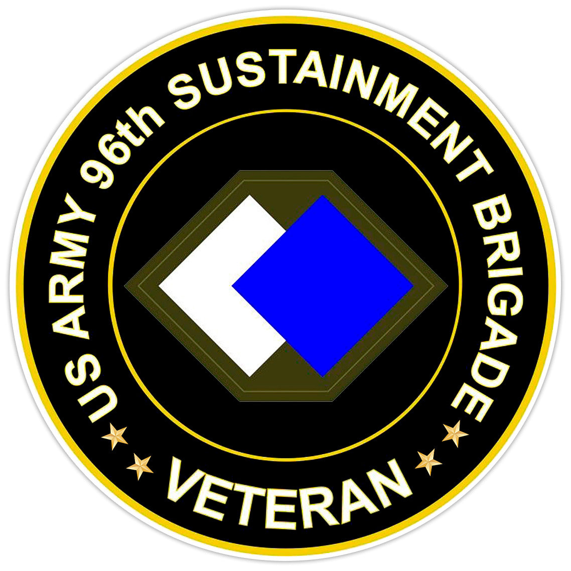 US Army 96th SUStainment Brigade Bumper Sticker Military Vinyl Soldier Decal 5"