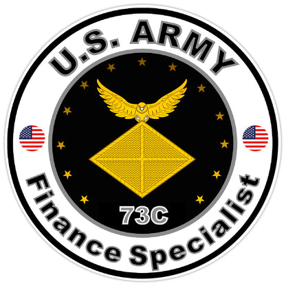 United States Army Finance Specialist Bumper Sticker Military Vinyl Decal 5"