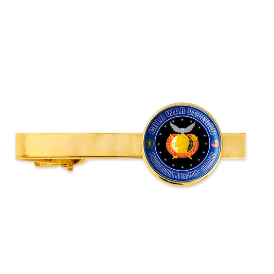 Us Army Cold War Veteran Psychological Operations Command Tie Clip Tie Bar Gift