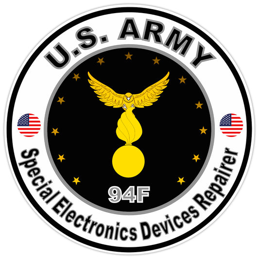 US Army Special Electronics Devices Repairer Bumper Sticker Military Decal 5"