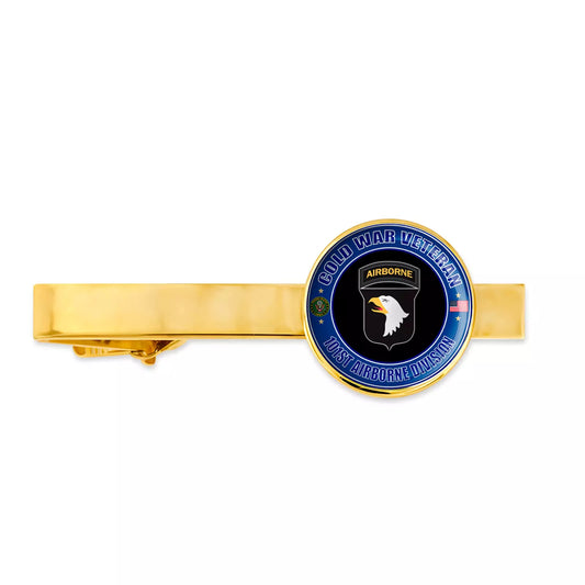 Us Army Cold War Veteran 101st Airborne Division Tie Clip Tie Bar Gift