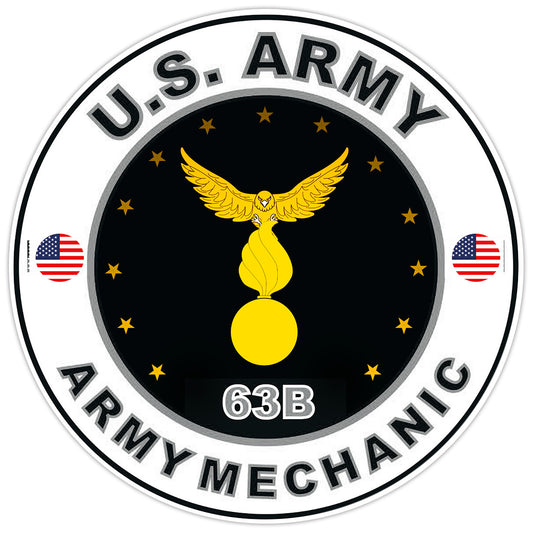 United States Army Army Mechanic Bumper Sticker Military Soldier Decal 5"