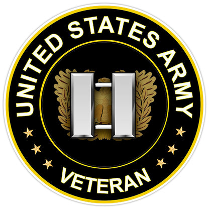 United States Army Veteran Bumper Sticker Military Vinyl Soldier Decal 5"