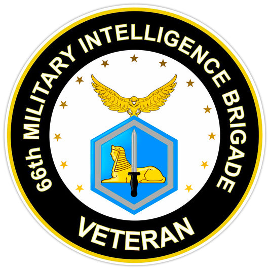 1066th Military Intelligence Brigade Veteran Bumper Sticker Military Decal 5"