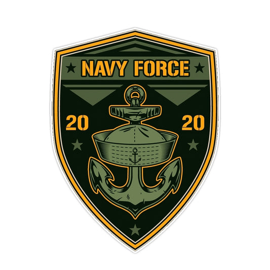 Navy Force Bumper Sticker Military Vinyl Soldier Decal 5"