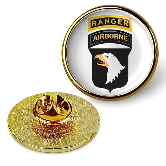 101st Airborne Ranger Pin Lapel Tie Tac Badge Military Emblem Suit Shirt - Gold