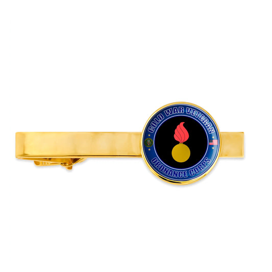 Us Army Cold War Veteran Ordnance Corps Military Veteran Tie Clip Tie Bar Gift