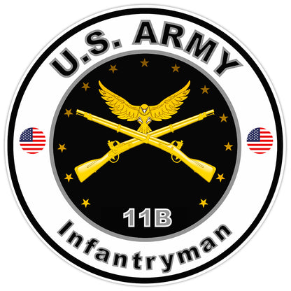 United States Army Infantryman Bumper Sticker Military Soldier Decal 5"