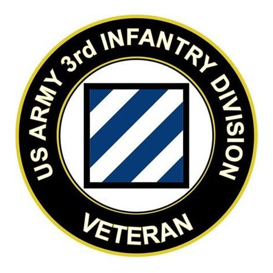 U.S. Army 3rd Infantry Division Army Bumper Sticker Military Vinyl Decal 5"