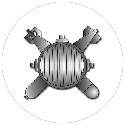 Navy Explosive Ordnance Disposal Vinyl Transfer Bumper Sticker Vinyl Decal 5"