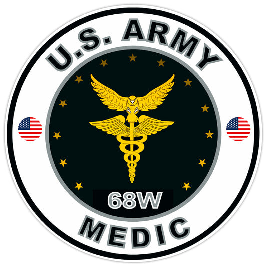 United States Army Medic Bumper Sticker Military Soldier Decal 5"