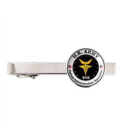 US Army Patient Administration Specialist Military Veteran Tie Clip Tie Bar Gif