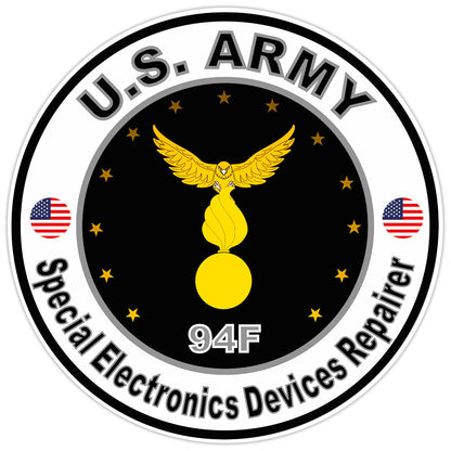 US Army Special Electronics Devices Repairer Bumper Sticker Military Decal 5"