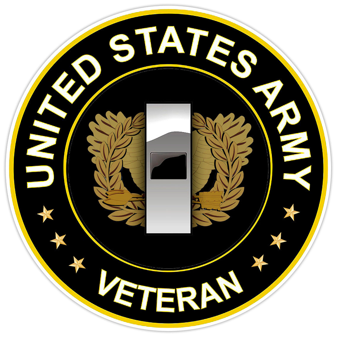 United States Army Veteran Bumper Sticker Military Vinyl Soldier Decal 5"