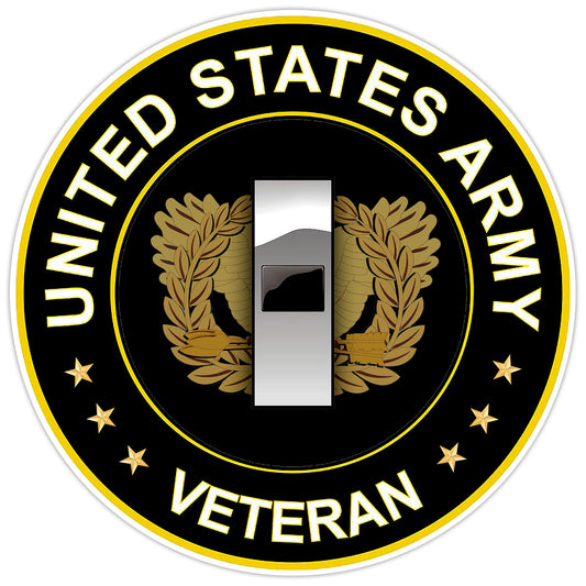 United States Army Veteran Bumper Sticker Military Vinyl Soldier Decal 5"