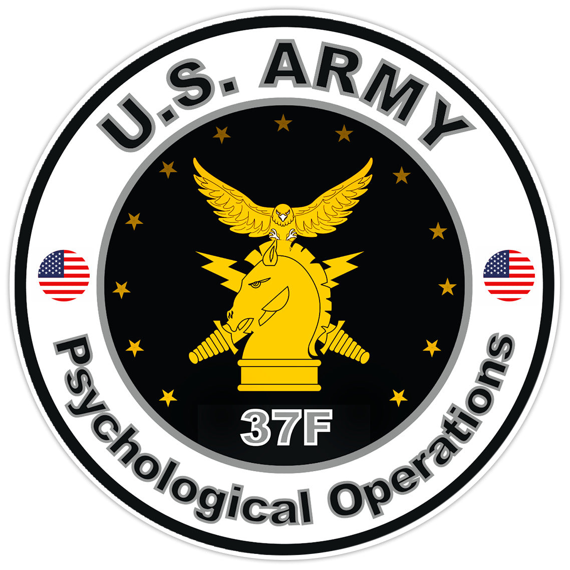 United States Army Psychological Operations Bumper Sticker Military Decal 5"