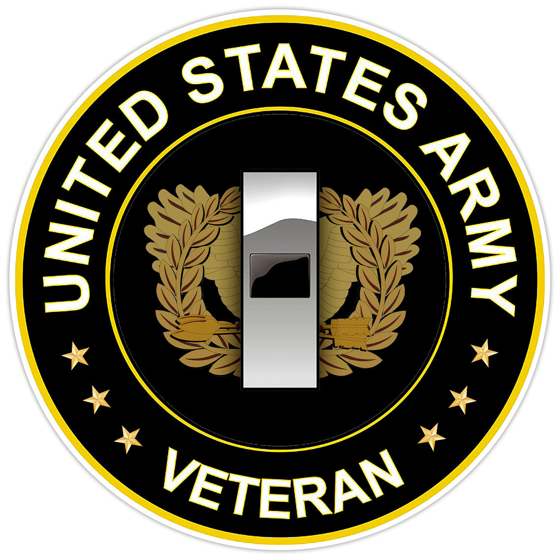United States Army Veteran Bumper Sticker Military Vinyl Soldier Decal 5"