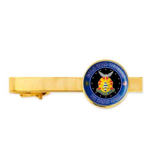 Us Army Cold War Veteran 81st Infantry Brigade Military Tie Clip Tie Bar Gift