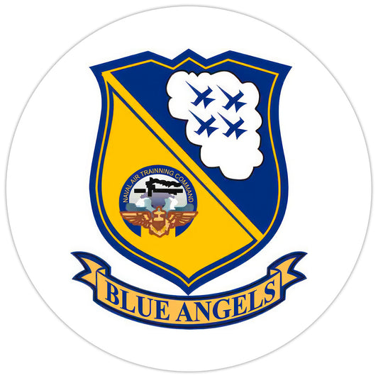 Navy Blue Angels Bumper Sticker Military Decal 5"