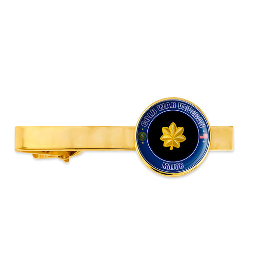 Us Army Cold War Veteran Major Military Veteran Tie Clip Tie Bar Gift