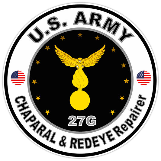 United States Army Chaparal & Redeye Repairer Bumper Sticker Military Decal 5"