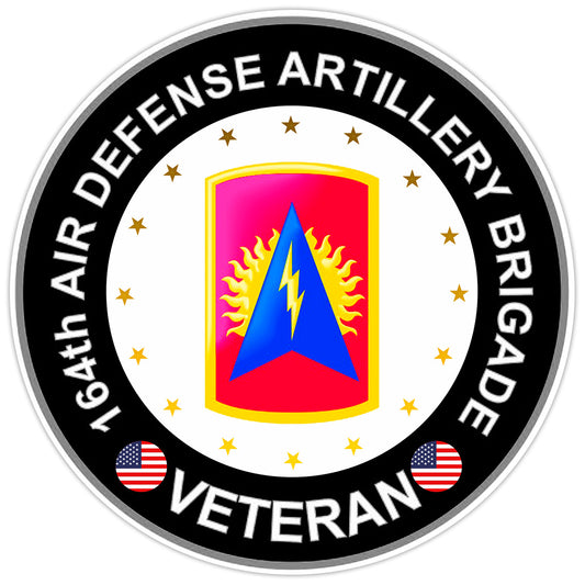 164th Defense Artillery Brigade Veteran Bumper Sticker Military Decal 5"