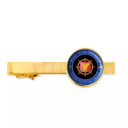 Us Army Cold War Veteran Transportation Corps Tie Clip Tie Bar Gift