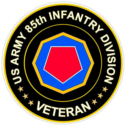 US Army 85th Infantry Division Veteran Bumper Sticker Military Vinyl Decal 5"