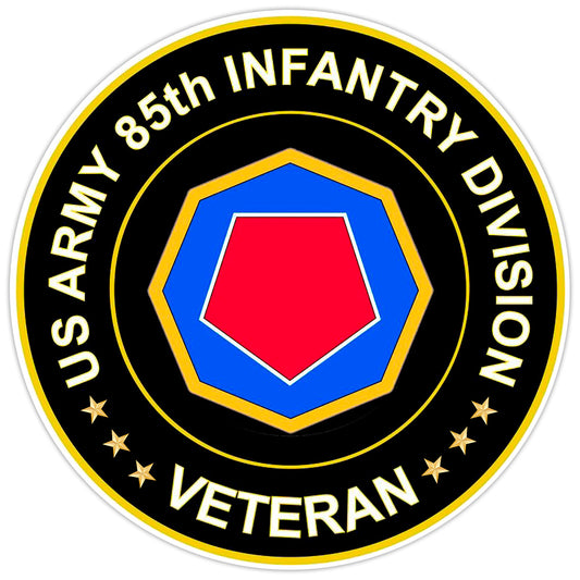 US Army 85th Infantry Division Veteran Bumper Sticker Military Vinyl Decal 5"