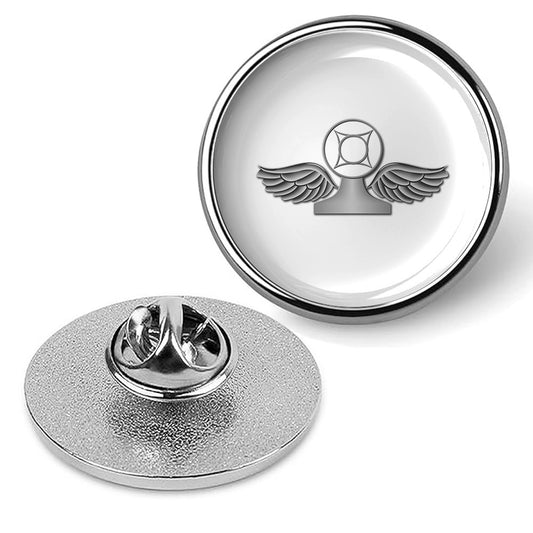 Navy Air Traffic Controller Rating Tie Tac, Hat Pin Badge, Lapel Pin - Silver