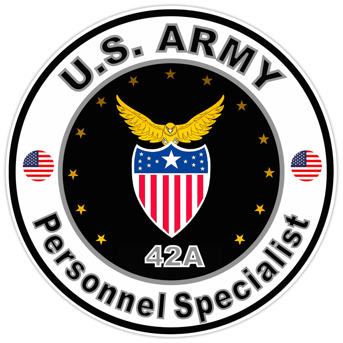 United States Army Personnel Specialist Bumper Sticker Military Vinyl Decal 5"