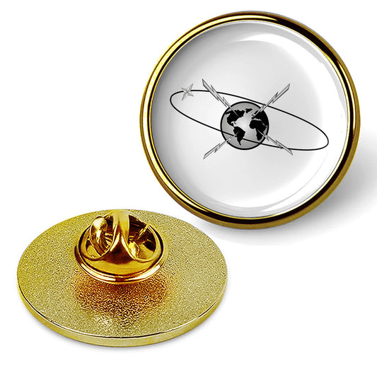 Navy Mass Communications Tie Tac, Hat Pin Badge, Military Lapel Pin - Gold