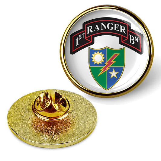 1st Battalion, 75th Ranger Regiment Hat Pin Lapel Tie Tac Suit Shirt -Gold