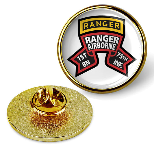 1st Battalion 75th RGT Ranger Airborne Hat Pin Lapel Tie Tac Suit Shirt - Gold