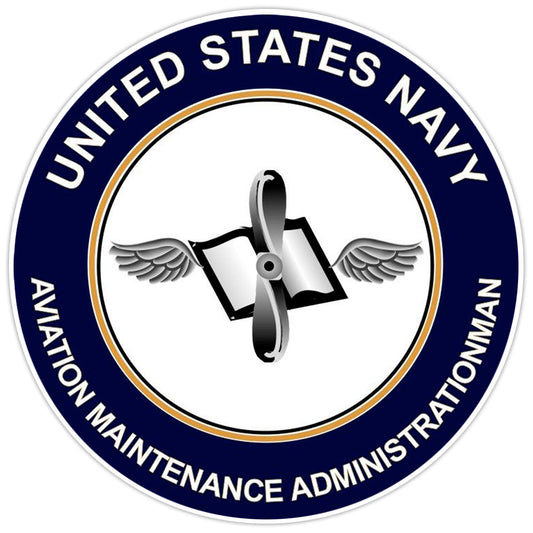 US Navy Aviation Maintenance Administrationman Bumper Sticker Military Decal 5"