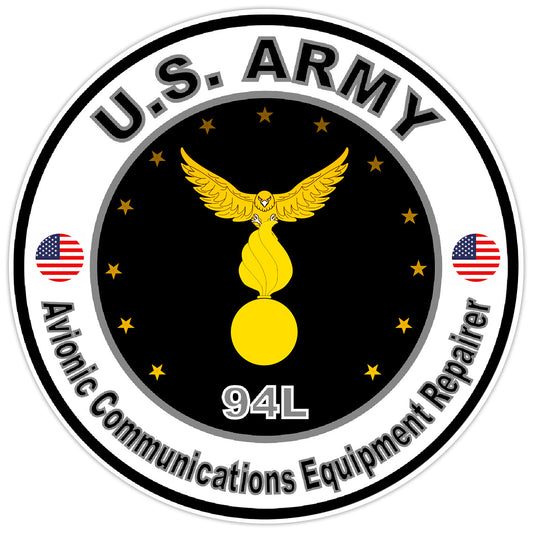 US Army Avionic Communications Equipment Repairer Bumper Sticker Decal 5"