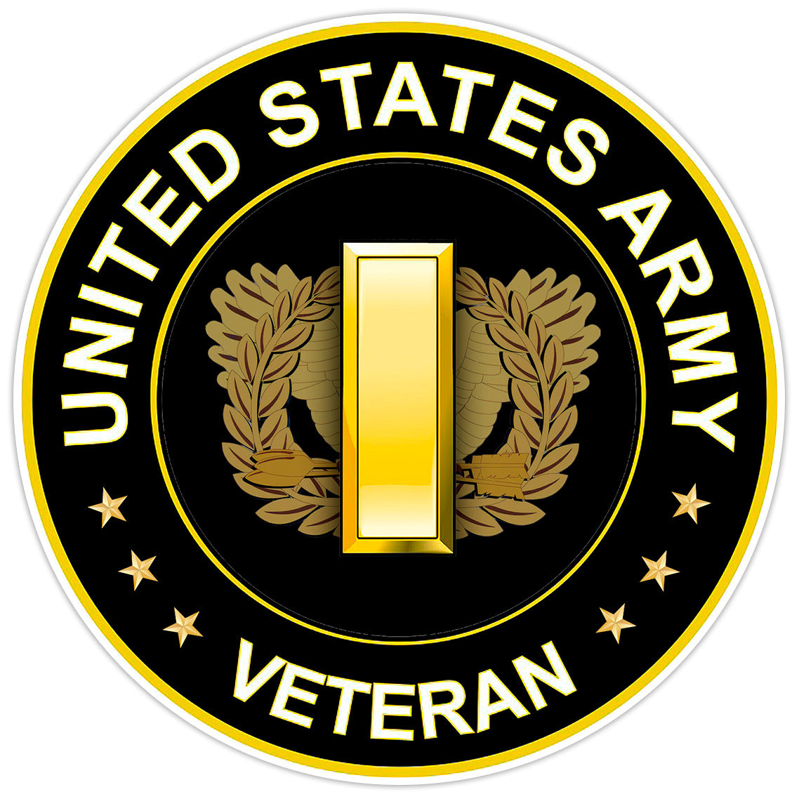 United States Army Veteran Bumper Sticker Military Vinyl Soldier Decal 5"