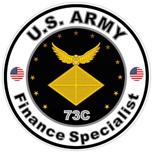 United States Army Finance Specialist Bumper Sticker Military Vinyl Decal 5"